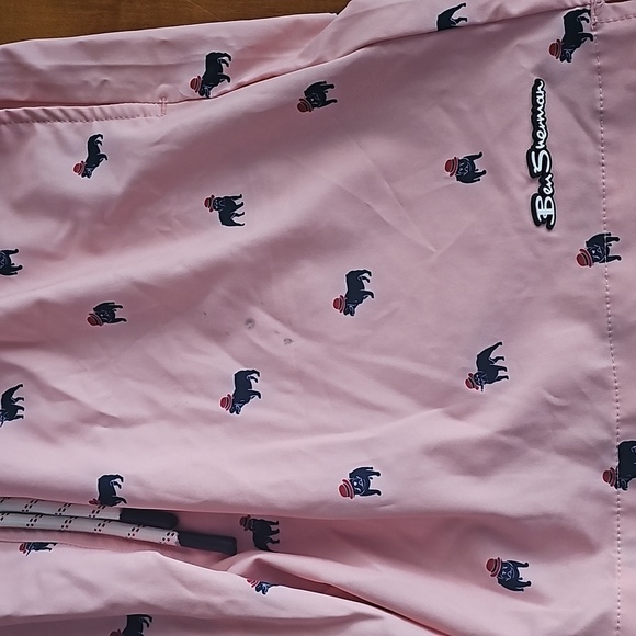 Ben Sherman Pink Blossom Bulldog Men's Size Medium Swim Trunks - Picture 9 of 10